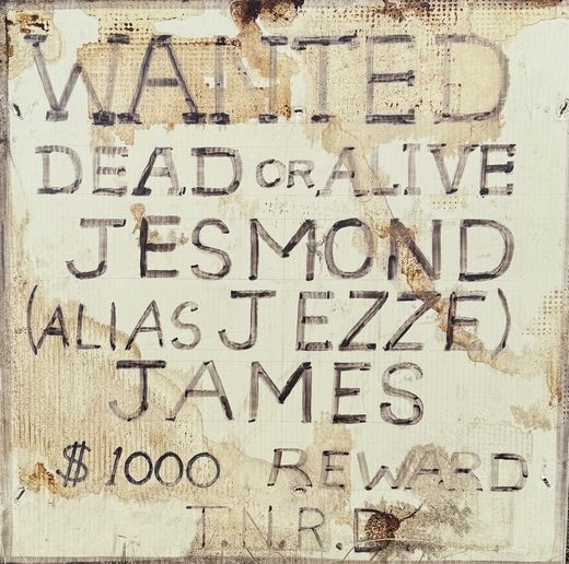 Wanted poster: Jesmond James